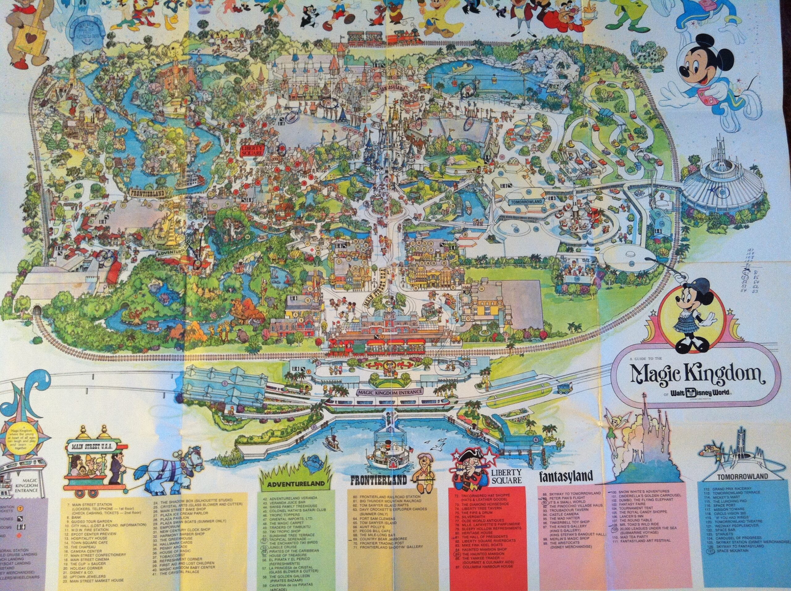 Printable Magic Kingdom Park Map