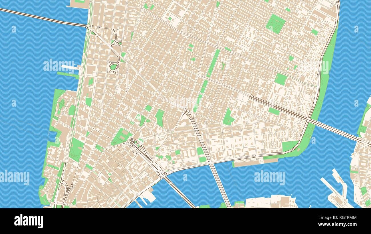 New York City Map Streets Hi res Stock Photography And Images Alamy Worksheets Library