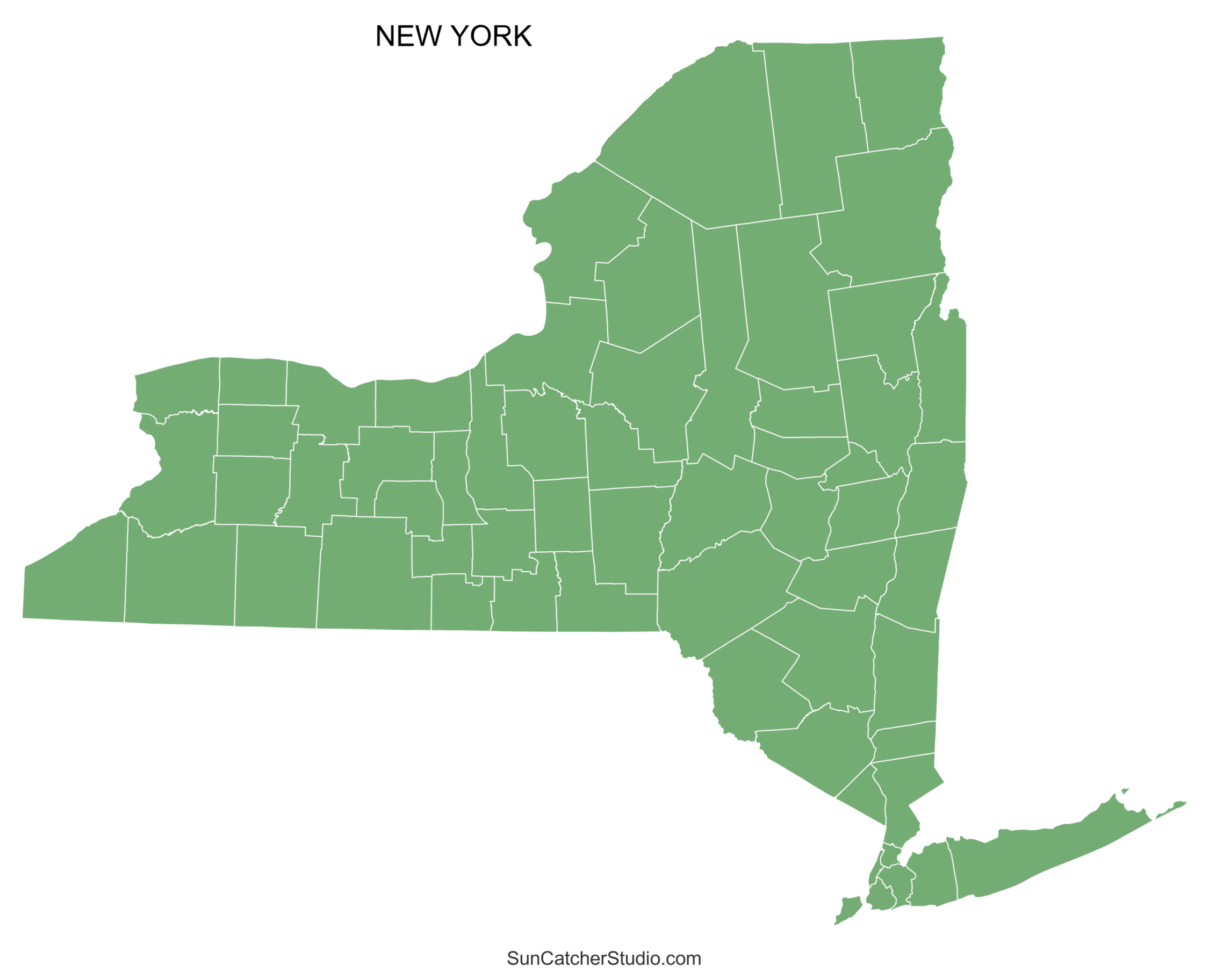 New York County Map Printable State Map With County Lines Free Printables Monograms Design Tools Patterns U0026 DIY Projects
