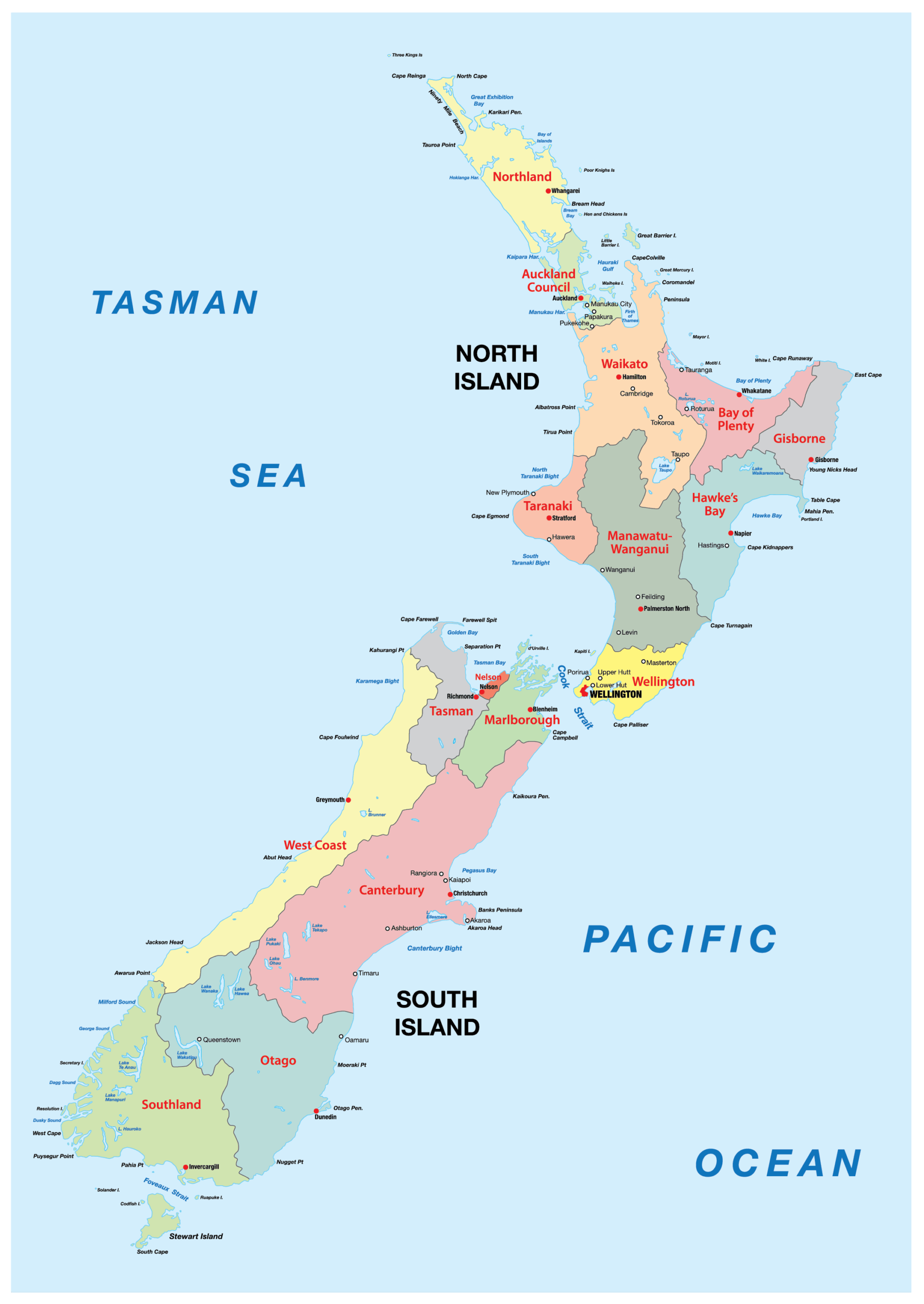 New Zealand Maps U0026 Facts World Atlas