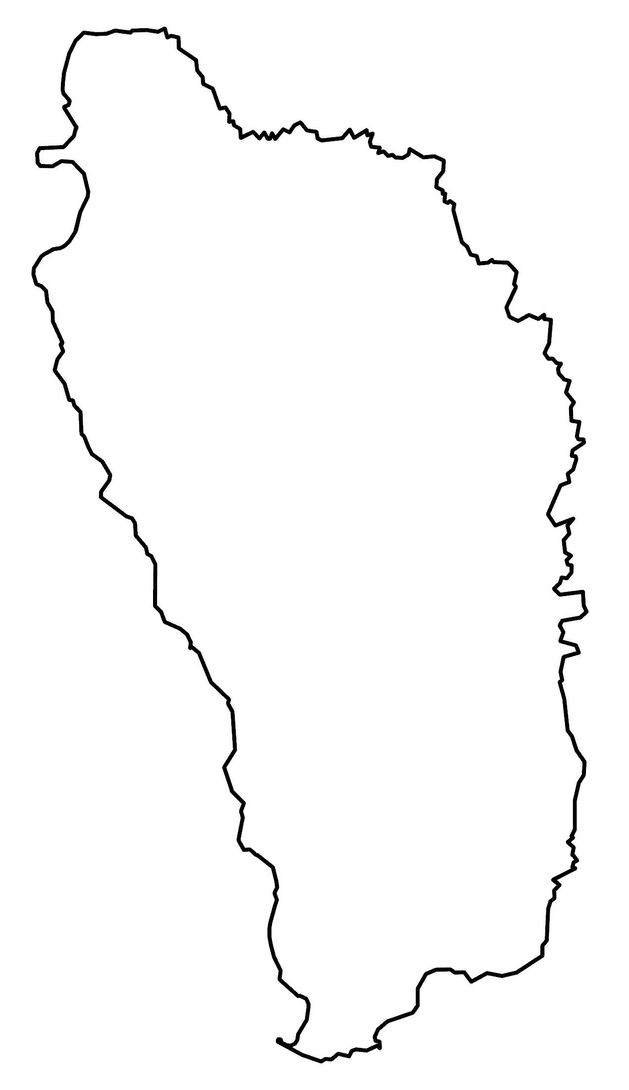 North America Blank Map And Country Outlines GIS Geography