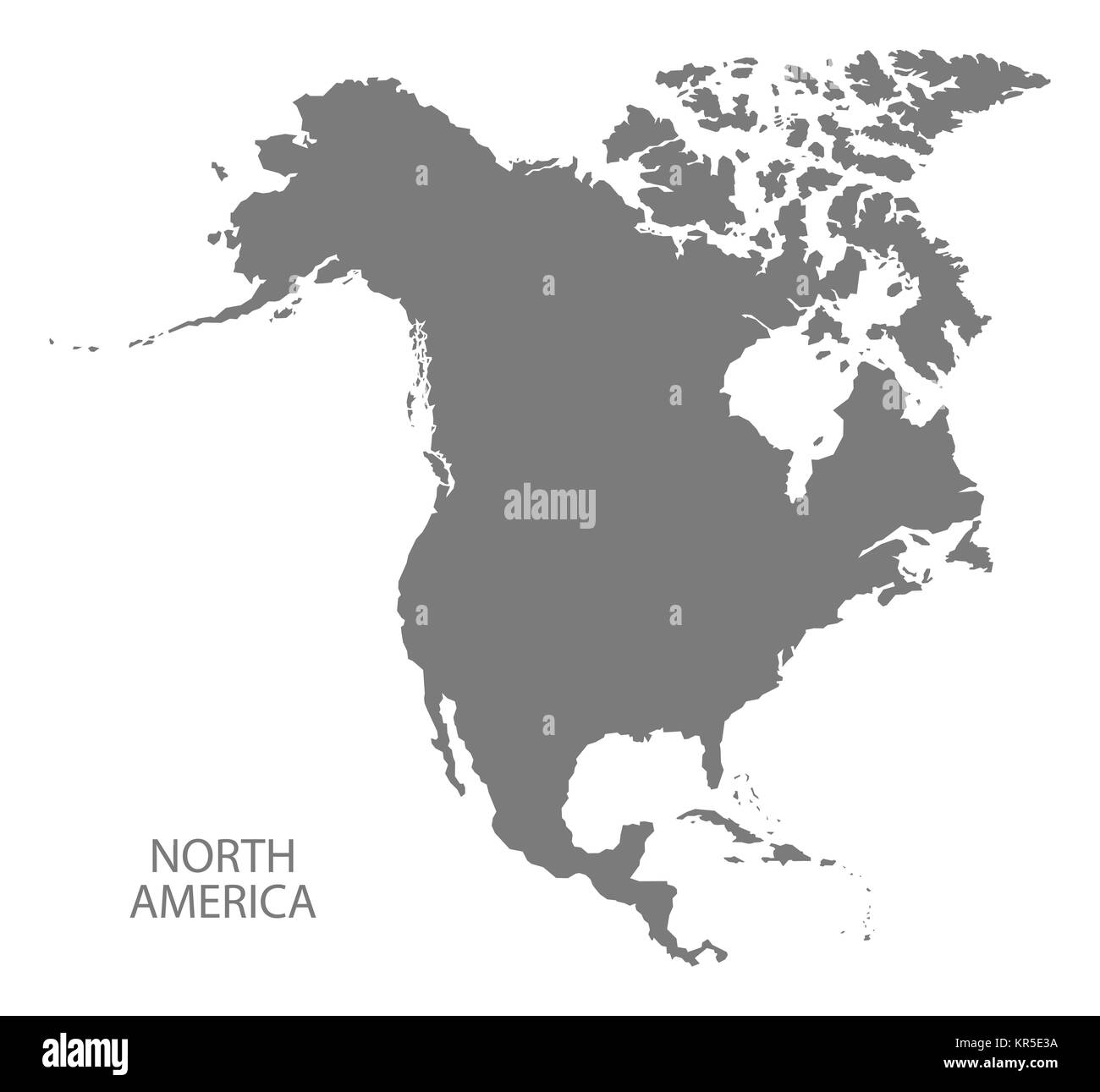 Free Printable Map North America