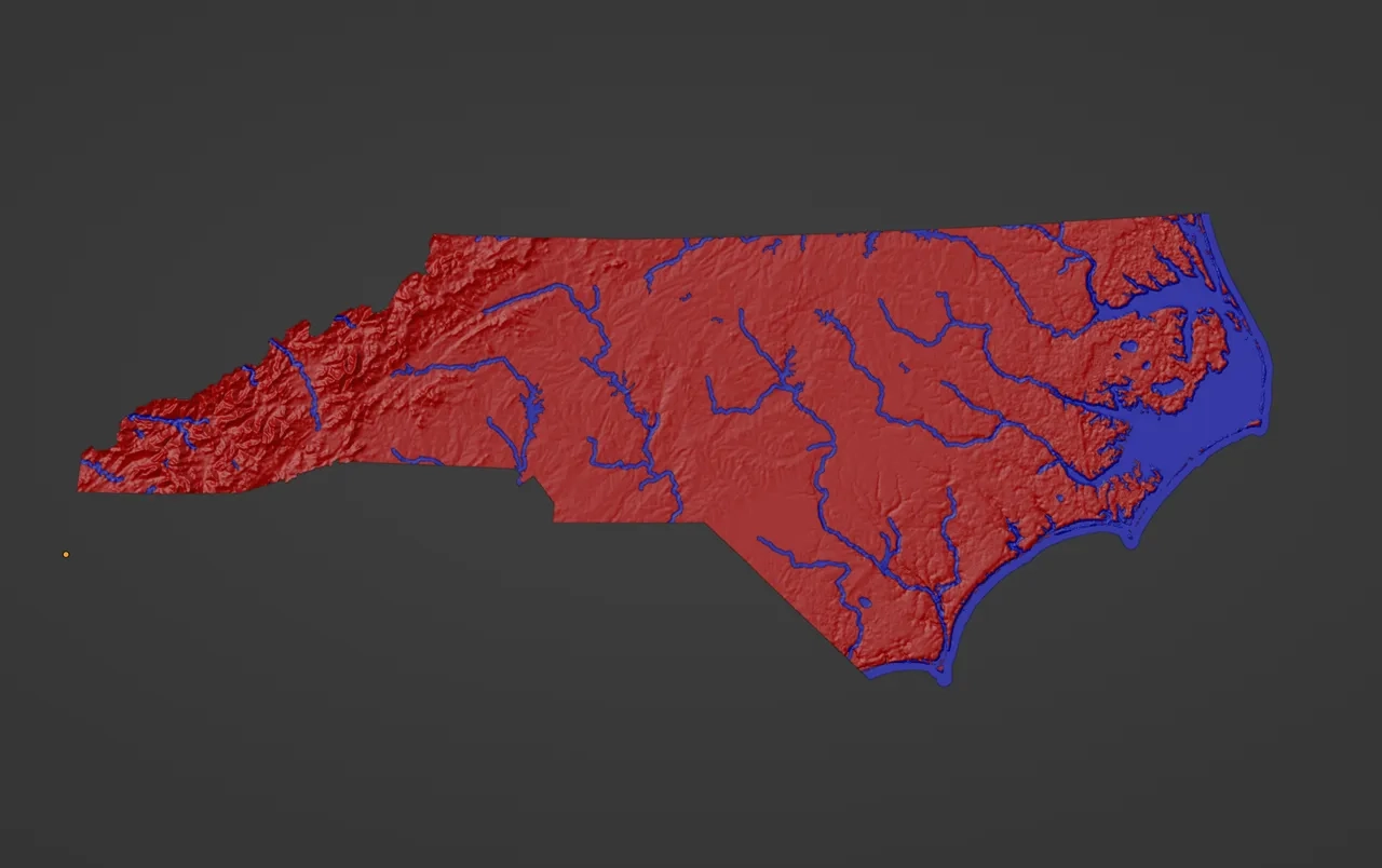 Printable Map North Carolina