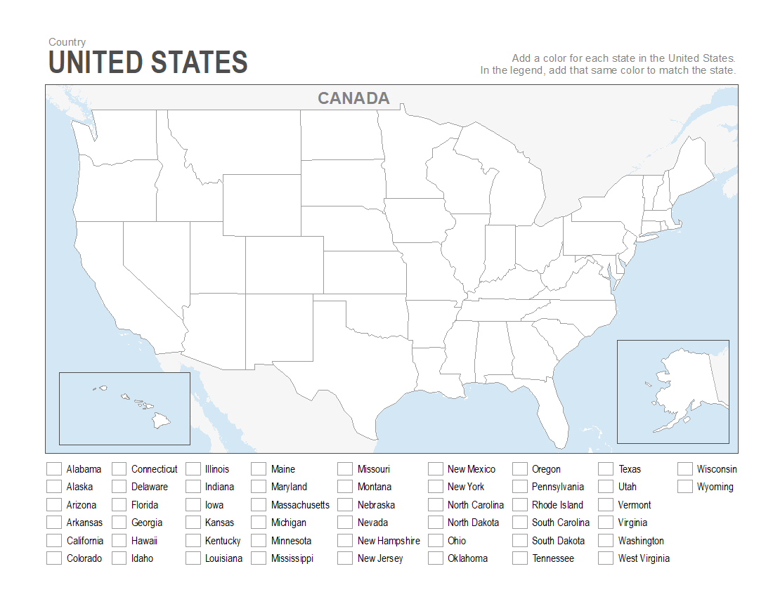 Free Blank Us Map Printable Free Blank Us Map Printable