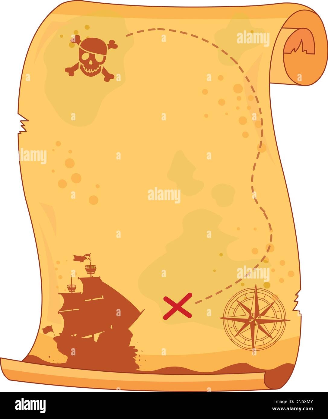 Pirate Map Hi res Stock Photography And Images Alamy