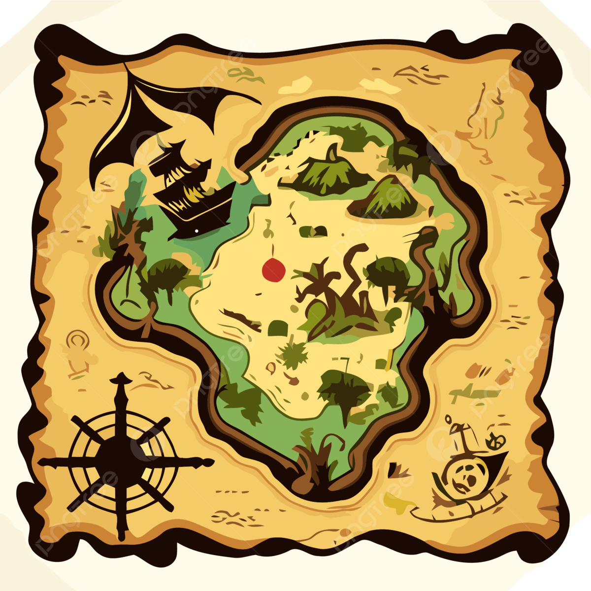Free Printable Pirate Map