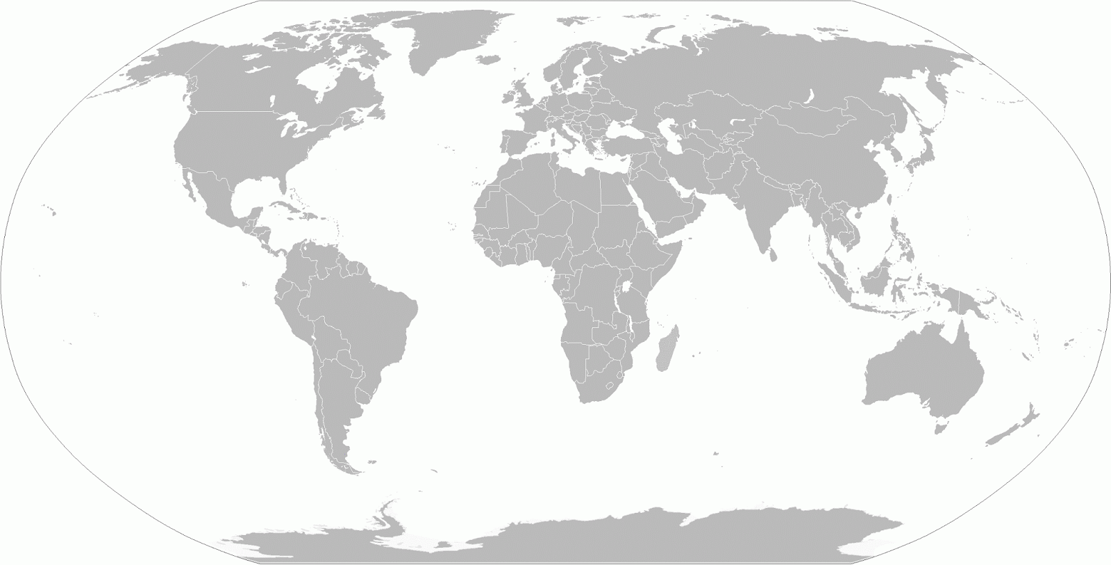 Printable Blank World Map
