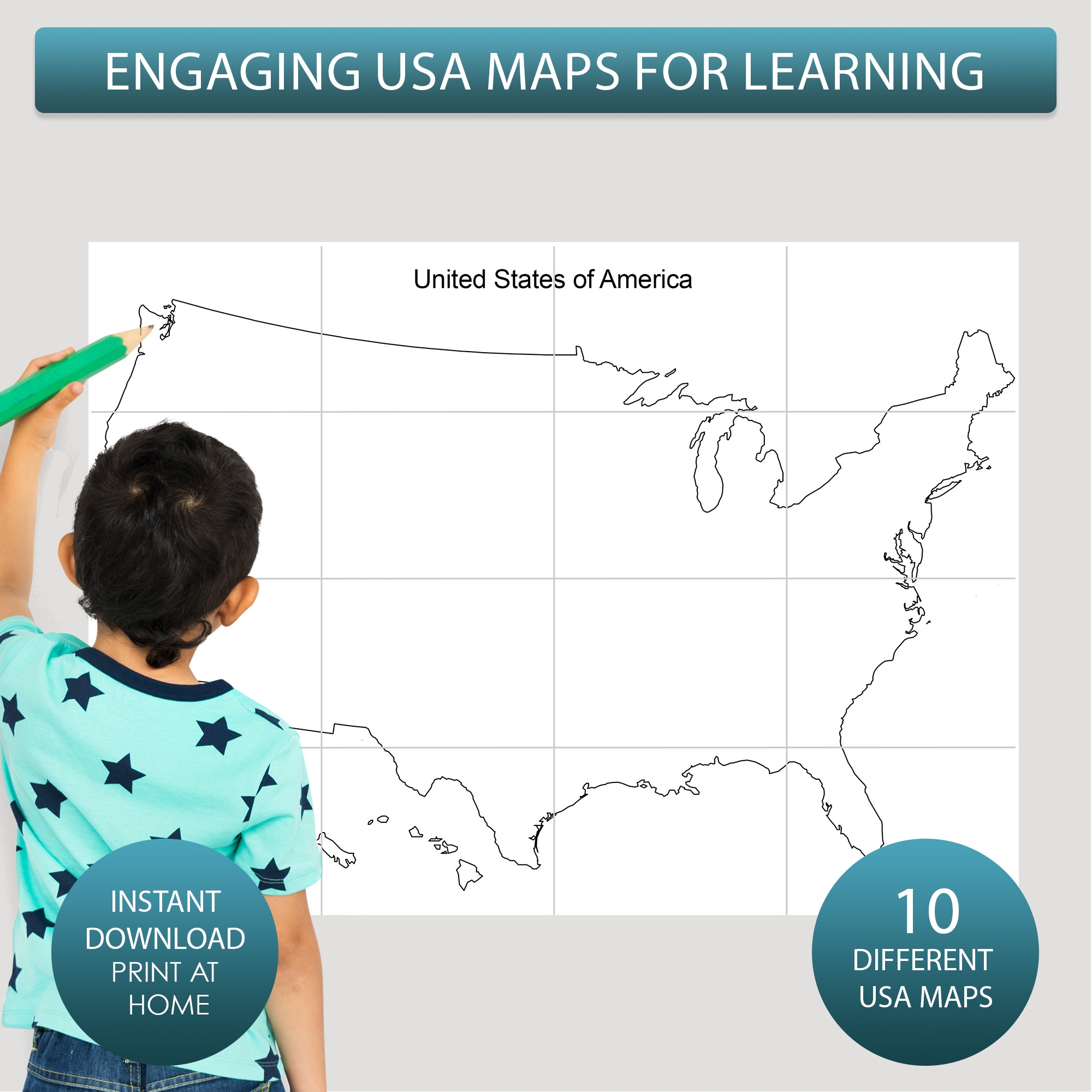 Printable Maps Of The United States Giant Coloring Maps Printable Maps Of The United States Giant Coloring Maps