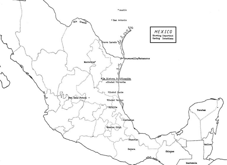 Printable Mexico Map Coloring Page Download Print Or Color Online For Free