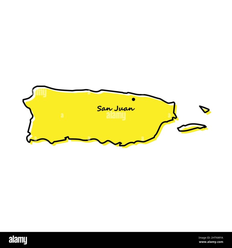 Puerto Rico Map Hi res Stock Photography And Images Alamy