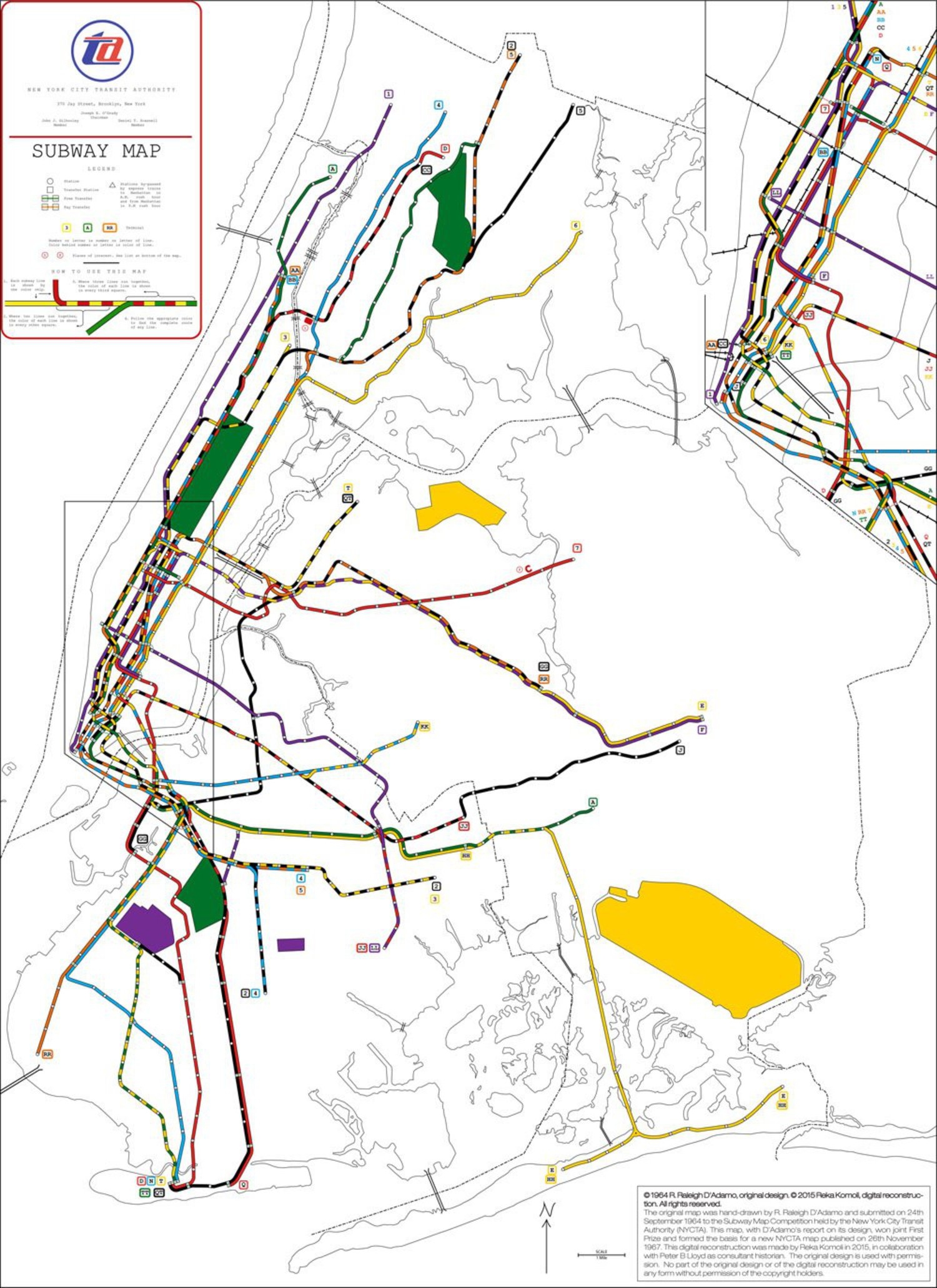 Recently Restored New York City Subway Map May Vastly Improve Modern Redesigns Viewing NYC Recently Restored New York City Subway Map May Vastly Improve Modern Redesigns Viewing NYC