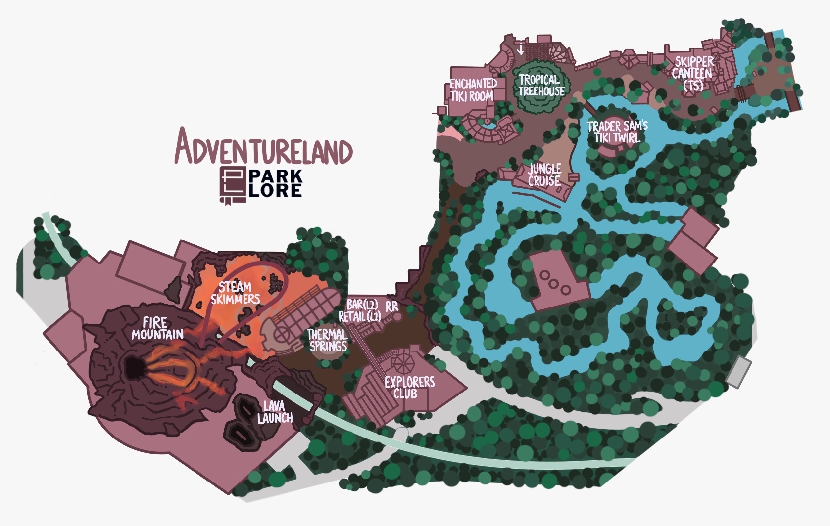 Printable Magic Kingdom Map