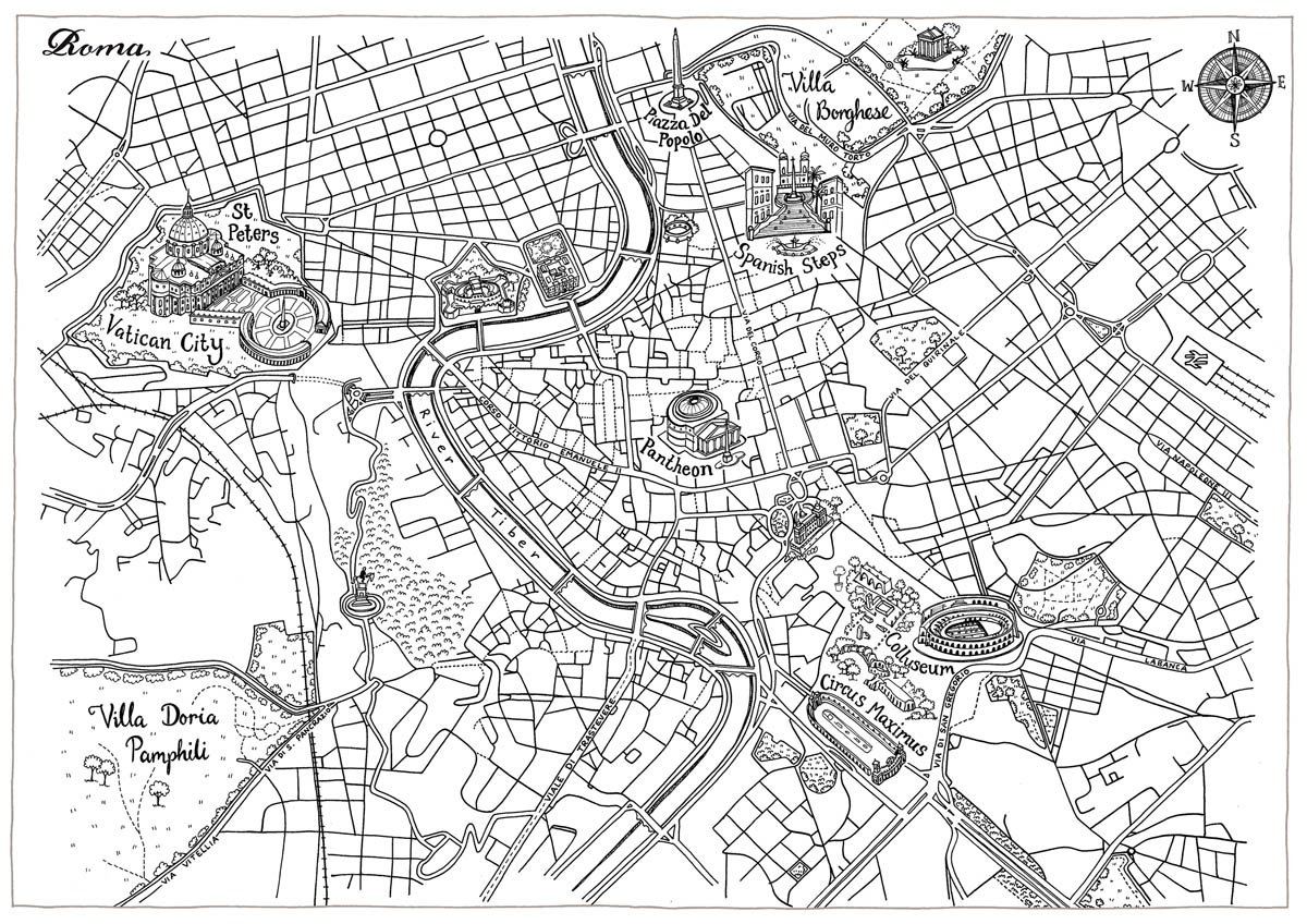 Printable Map Of Rome
