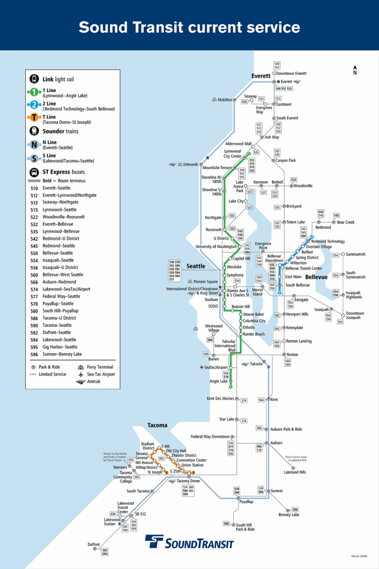 Schedules And Maps Sound Transit