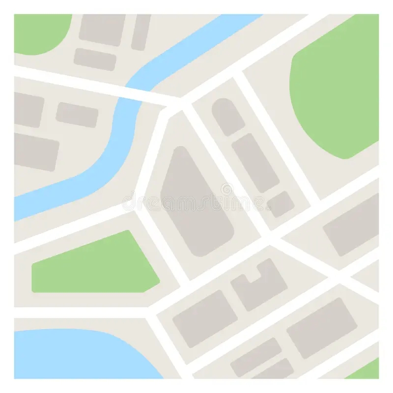 Simple Town Map Stock Illustrations 16 731 Simple Town Map Stock 