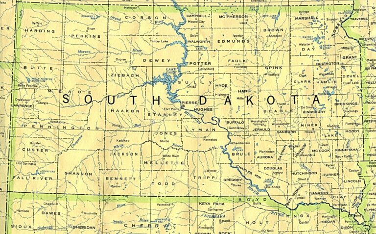 South Dakota Maps Perry Casta eda Map Collection UT Library Online