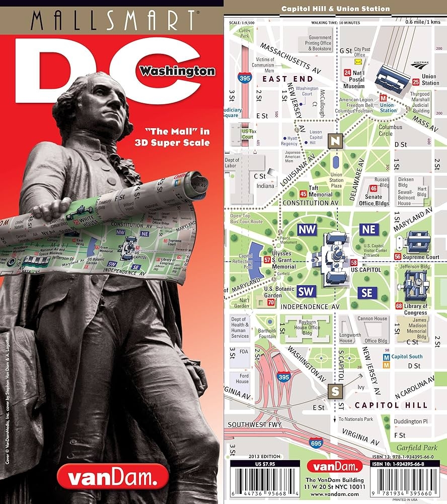 StreetSmart Washington DC By VanDam City Street Map Of Washington DC With Special The Mall Detail Laminated Folding Pocket Size City Travel And Subway Map Stephan Van Dam 0001934395668 Amazon Books