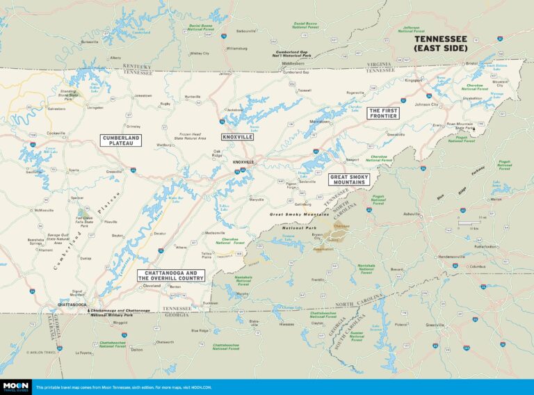 Tennessee Moon Travel Guides