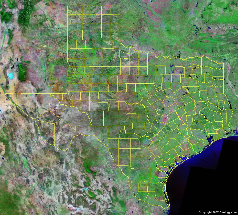 Printable Texas Map With Cities