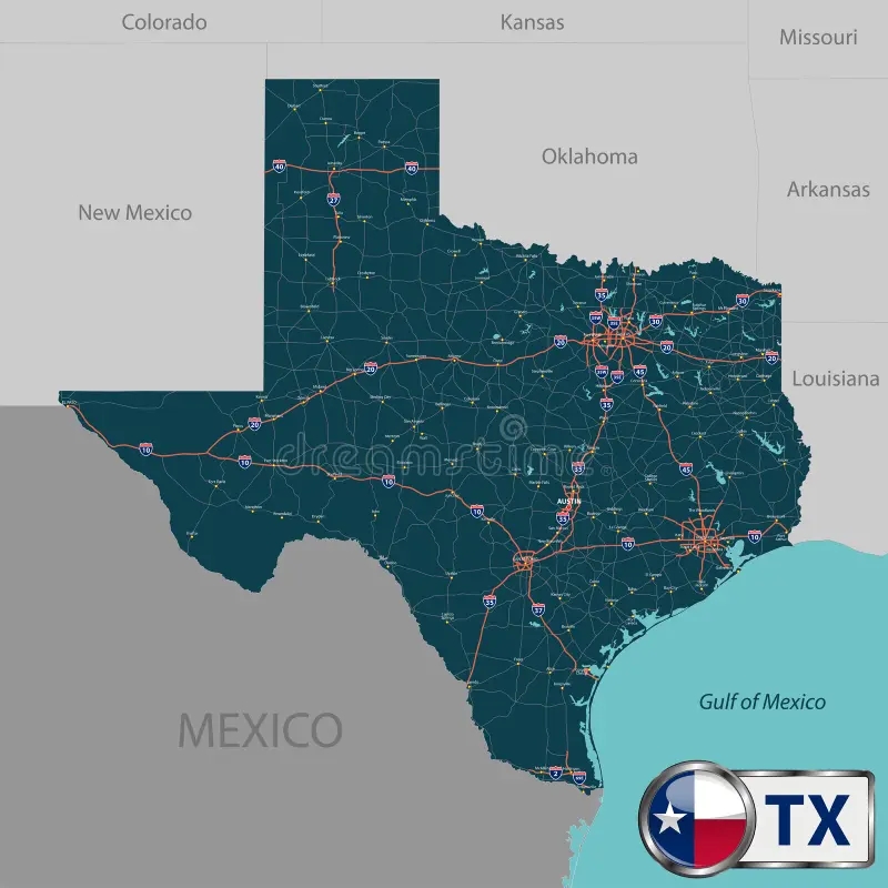 Texas Map Cities Stock Illustrations 726 Texas Map Cities Stock Illustrations Vectors U0026 Clipart Dreamstime