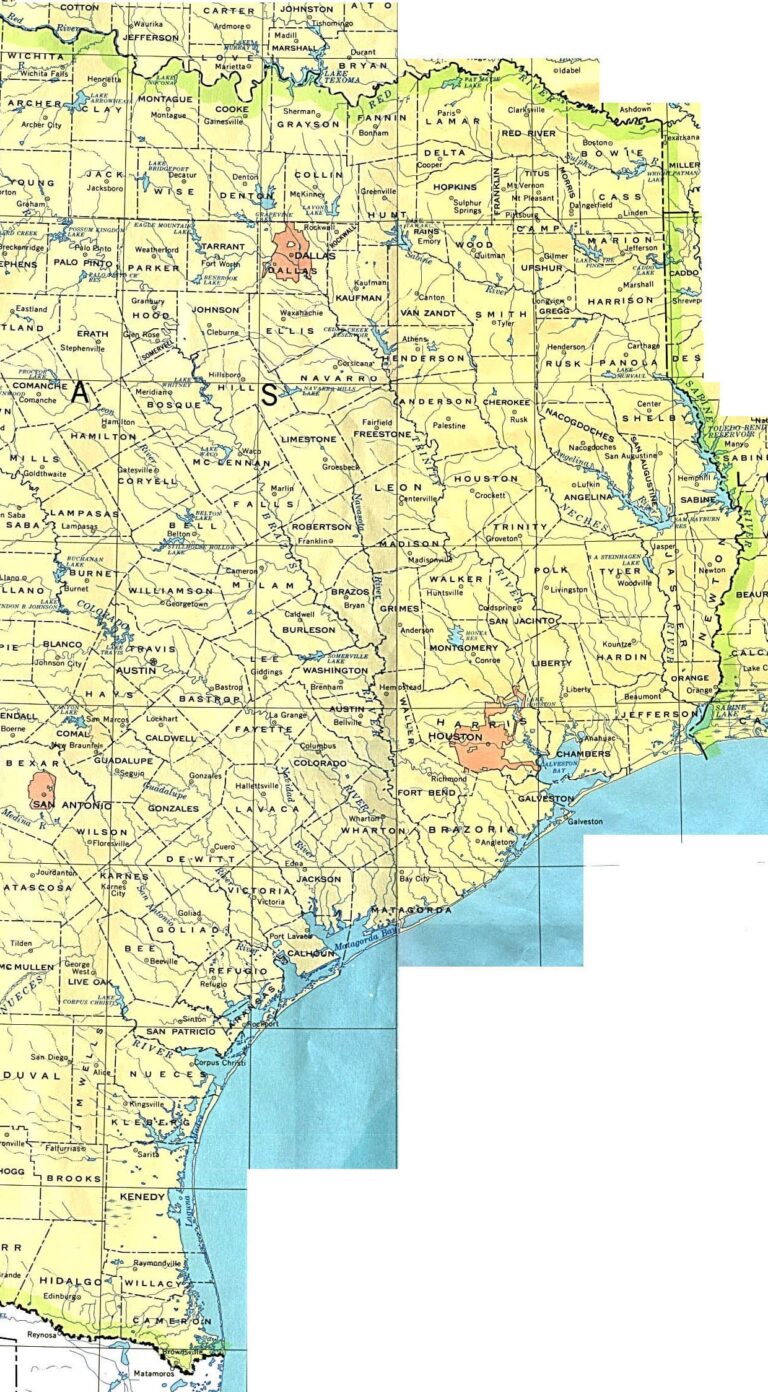 Texas Maps Perry Casta eda Map Collection UT Library Online