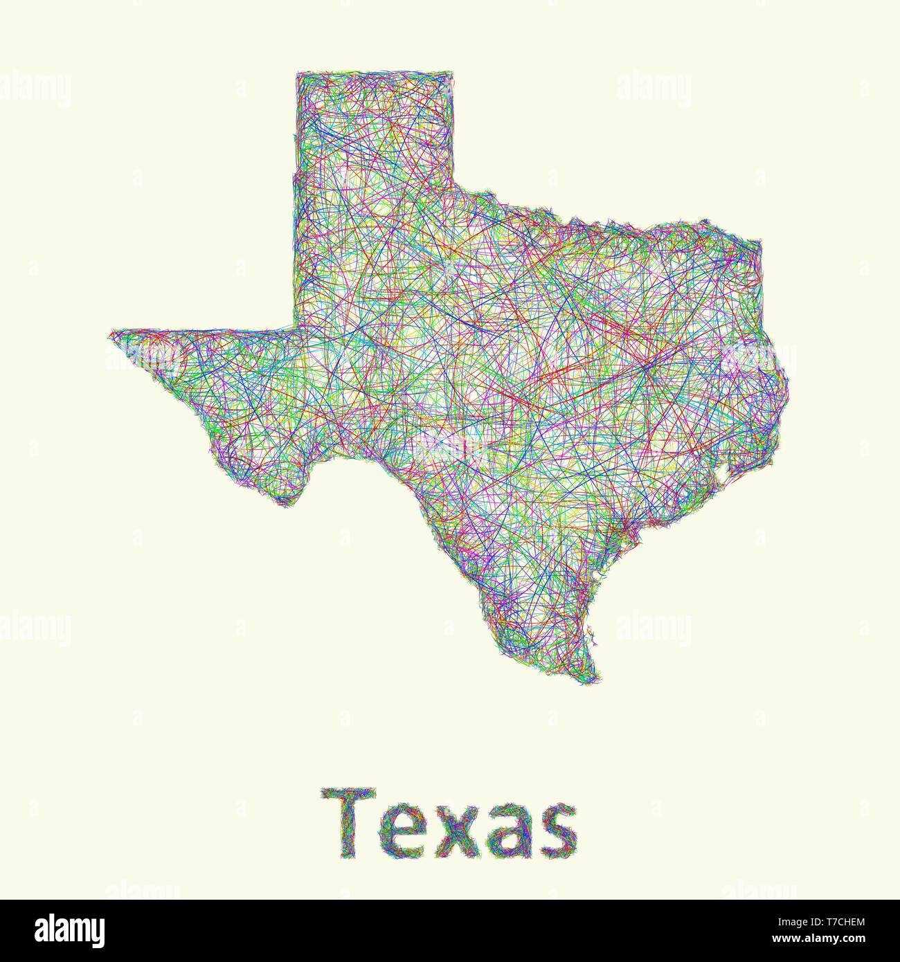 Texas State Border Stock Vector Images Page 2 Alamy