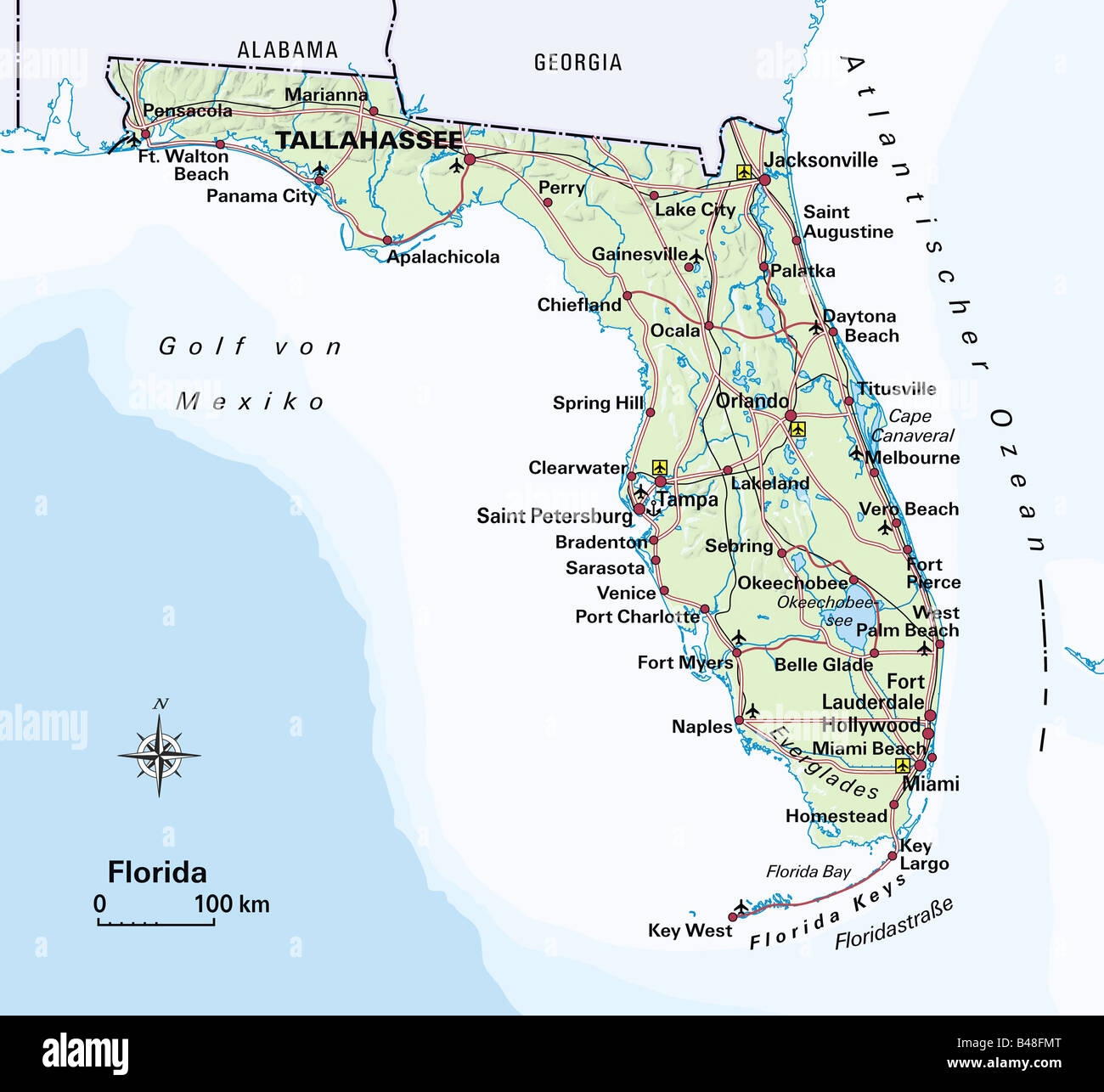 The Florida Keys Maps Cartography Geography Hi res Stock Photography And Images Alamy
