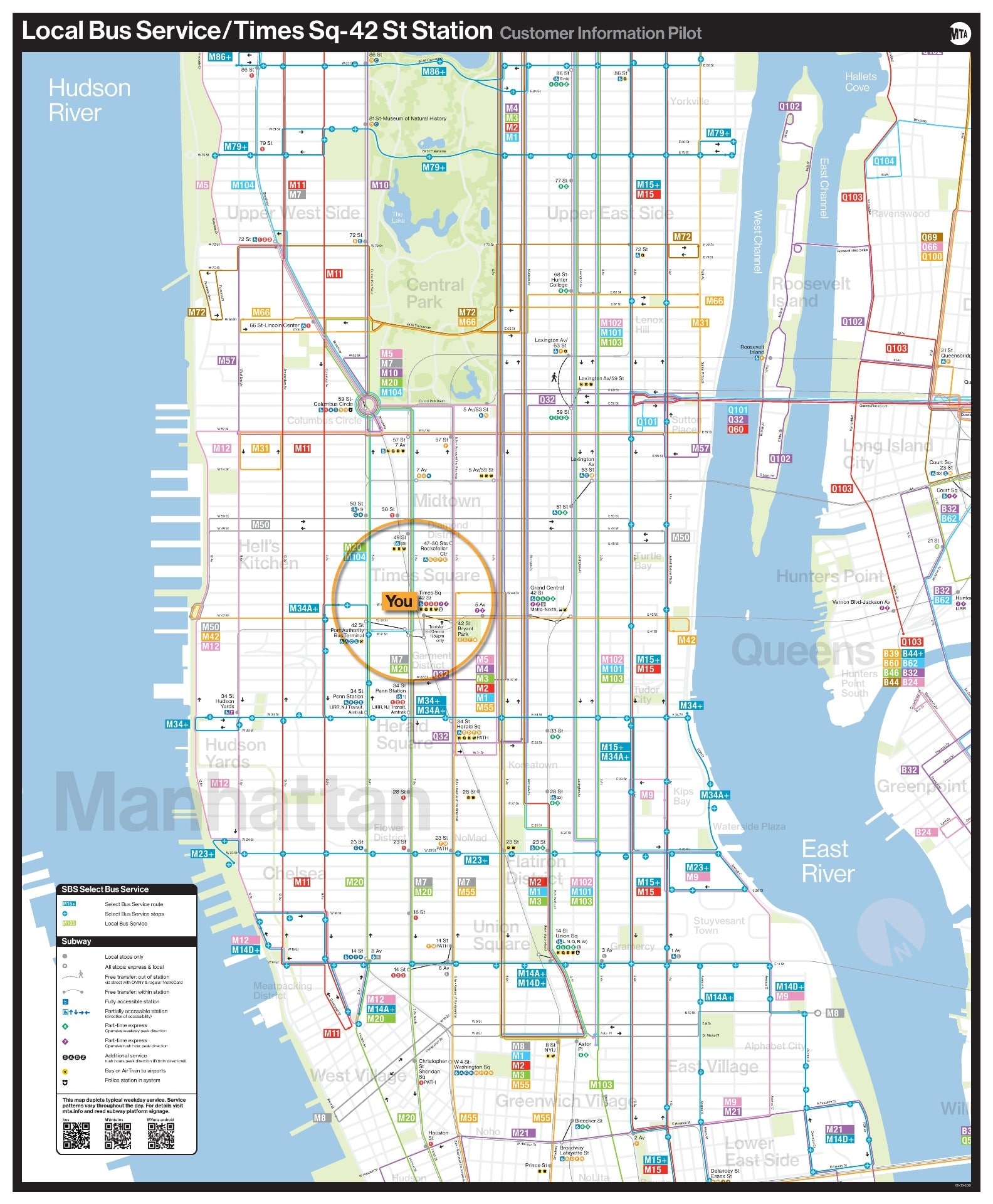 The MTA Is Experimenting With A Completely New Subway Map Design