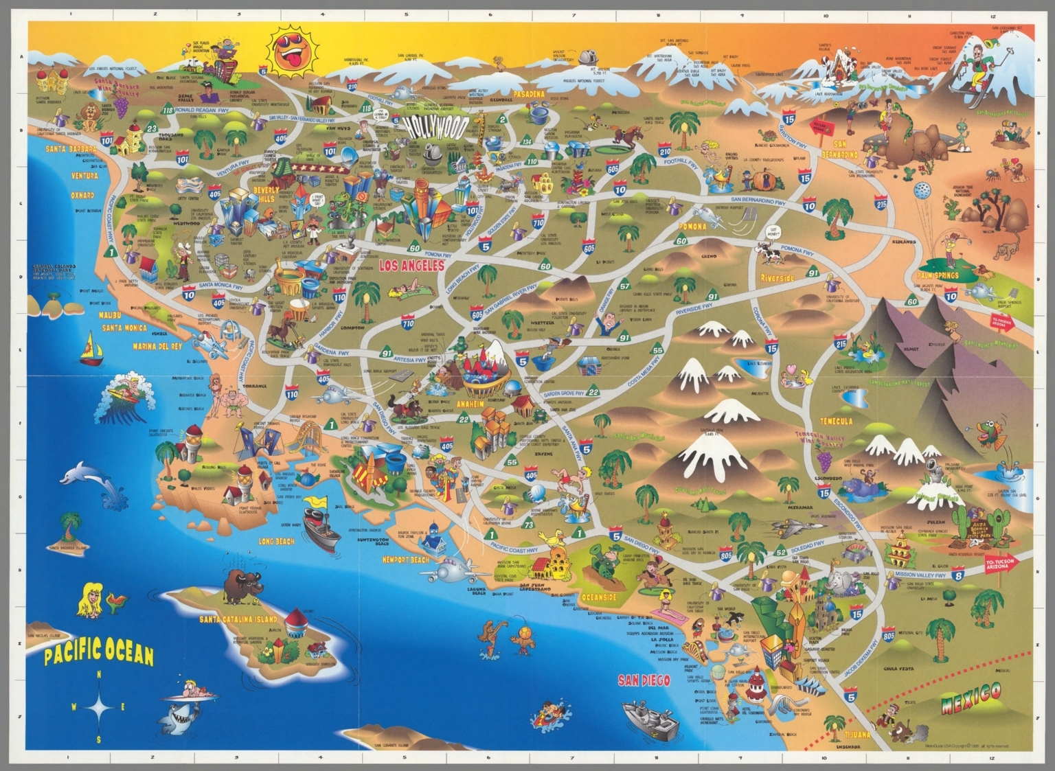 The Southern California Map And Guide Produced And Published By MetroGuide USA Copyright 1998 cover Title Southern California Map U0026 Guide Metroguide Publications Free Download Borrow And Streaming Internet Archive