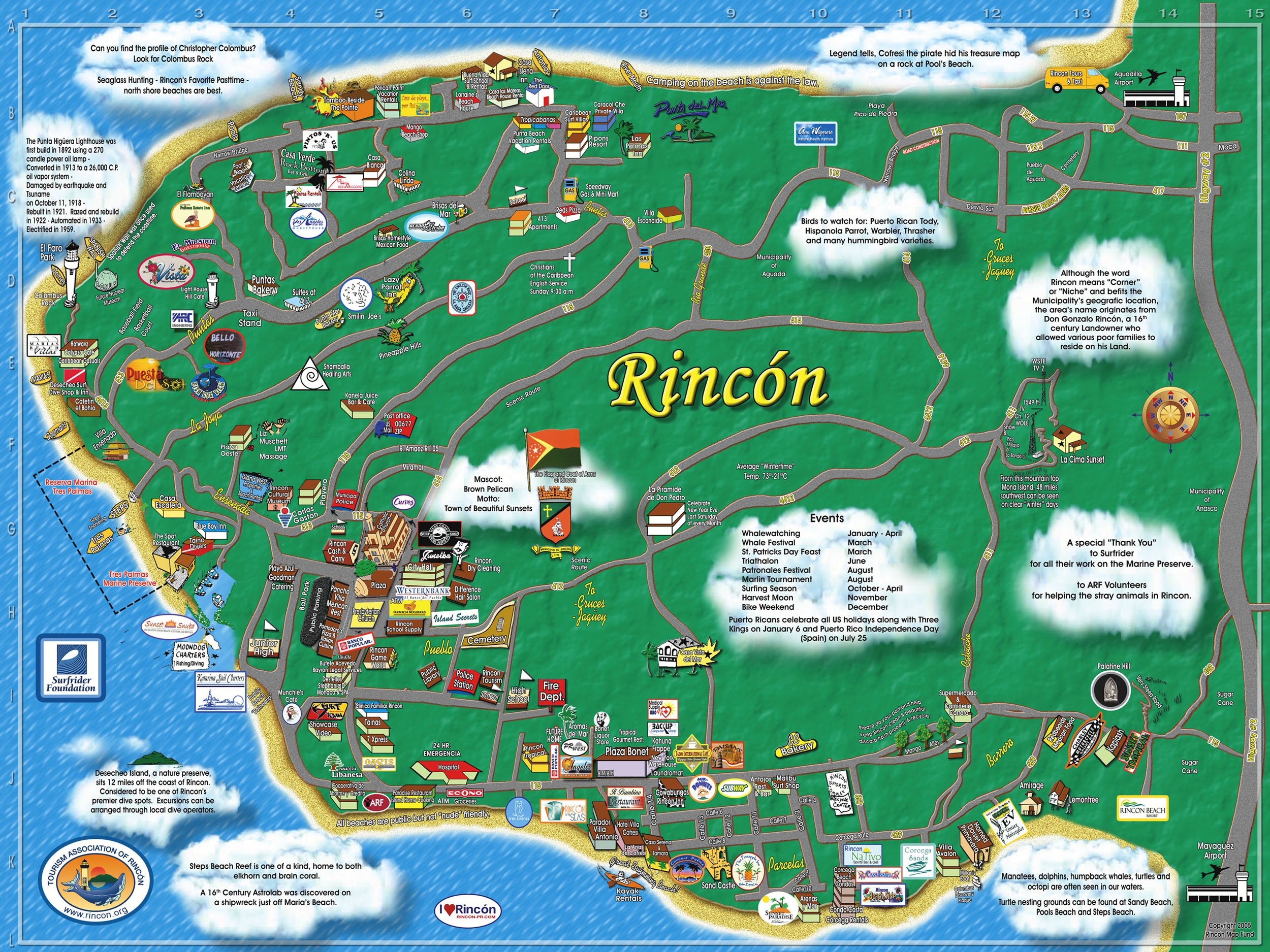 Tourism Map Of Rincon Puerto Rico Mi Refugio En Rinc n Tourism Map Of Rincon Puerto Rico Mi Refugio En Rinc n