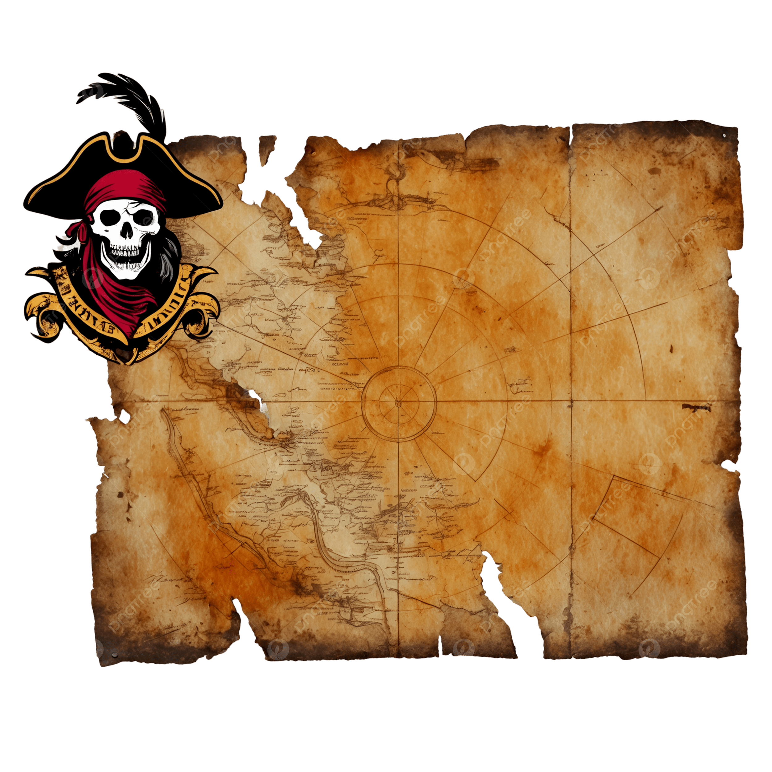 Free Printable Pirate Treasure Map Template