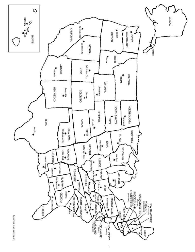 U S States U0026 Capitals Worksheets Test Sheets Maps U S Geography Made By Teachers