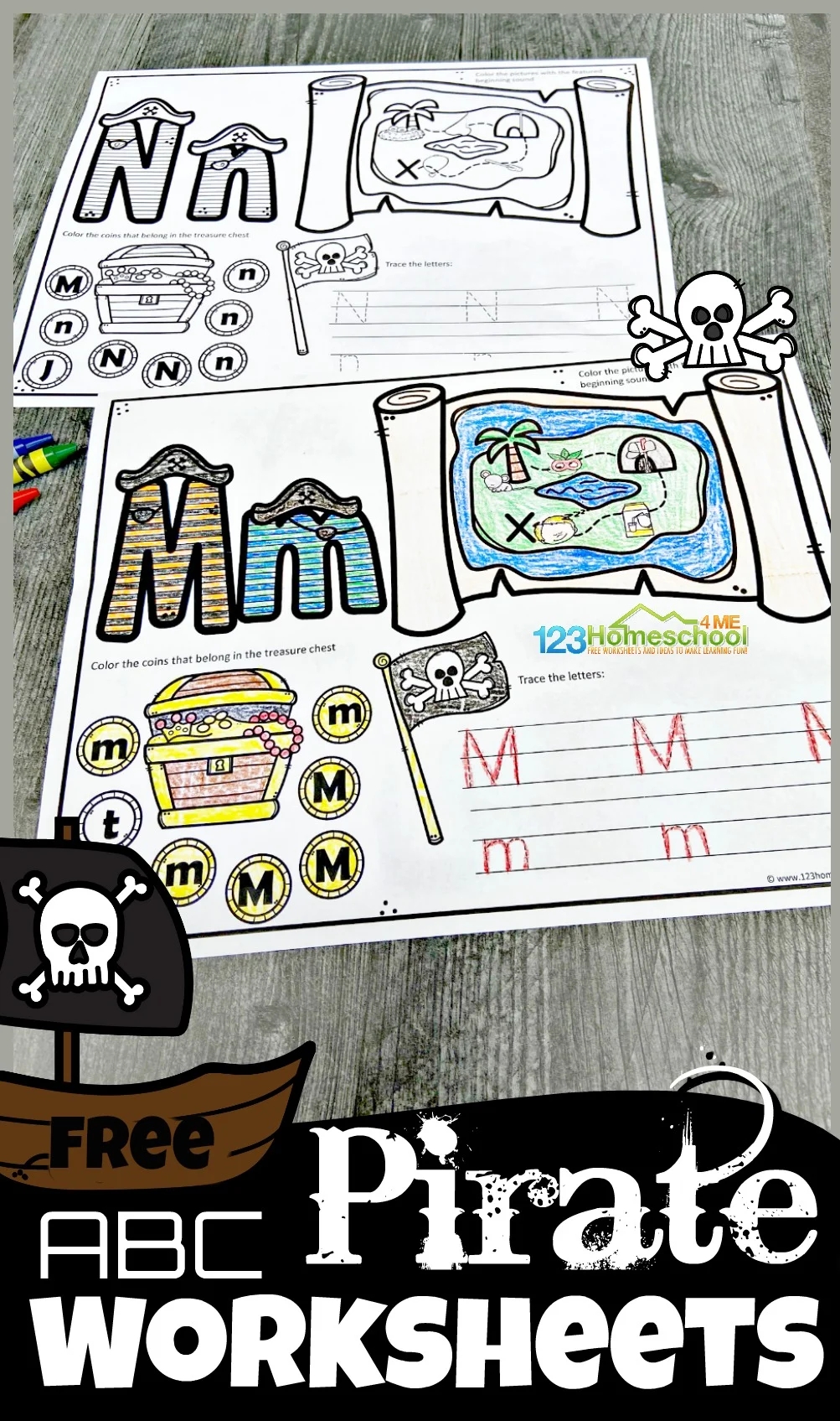  u200d FREE Printable Alphabet Pirate Worksheets For Kids