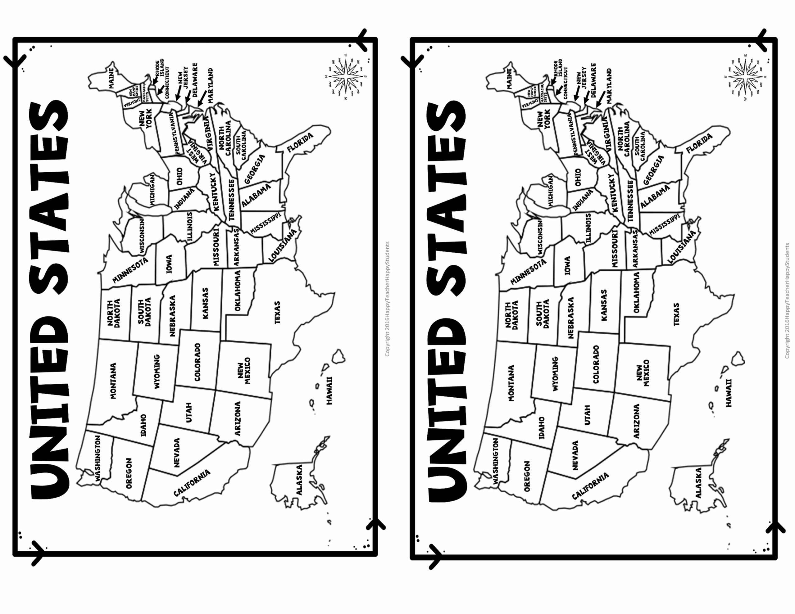 United States Map Quiz U0026 Worksheet USA Map Test W Practice Sheet US Map Quiz Made By Teachers