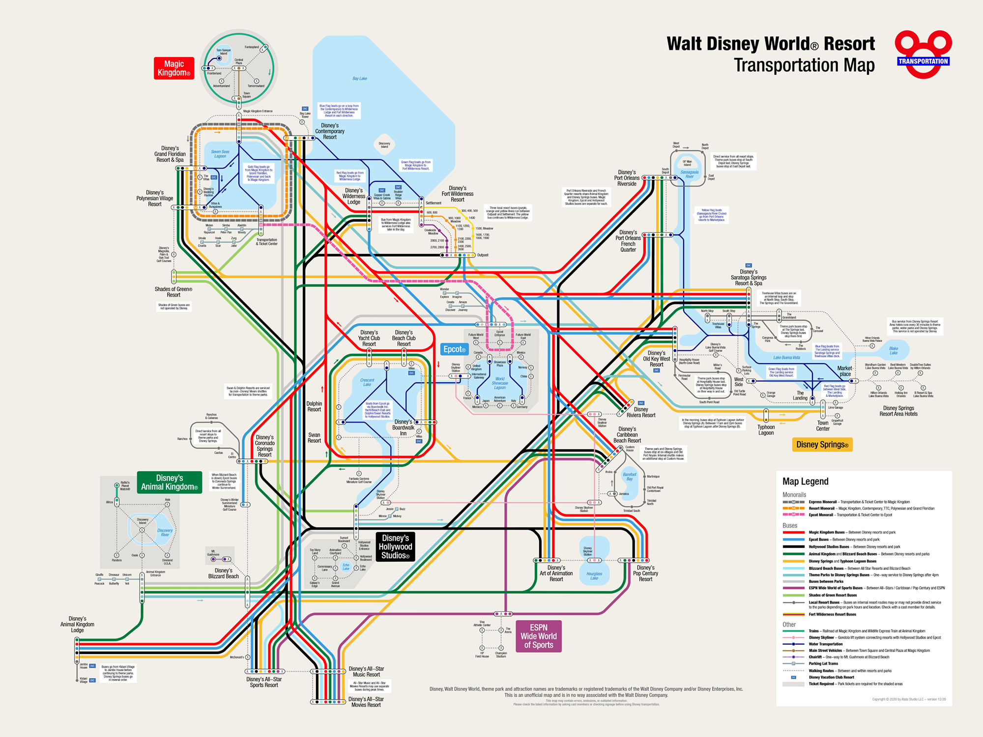 Walt Disney World Printable Maps Walt Disney World Printable Maps