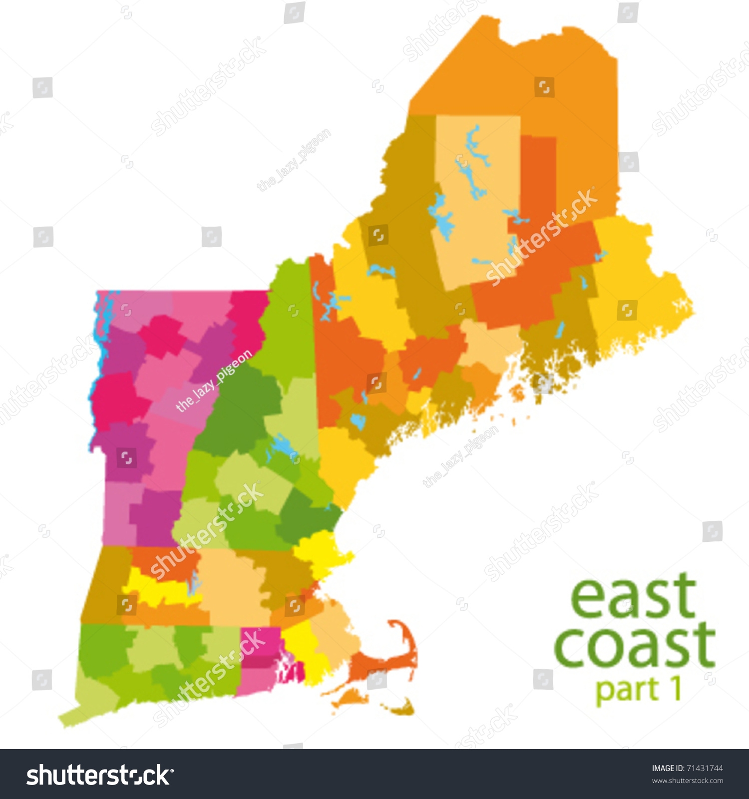 USA East Coast Cumple Map