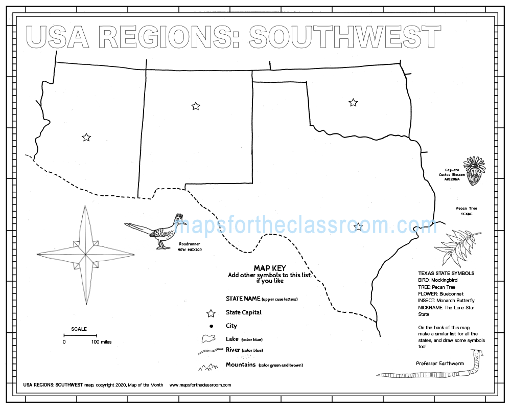 Free Printable Us Map Blank