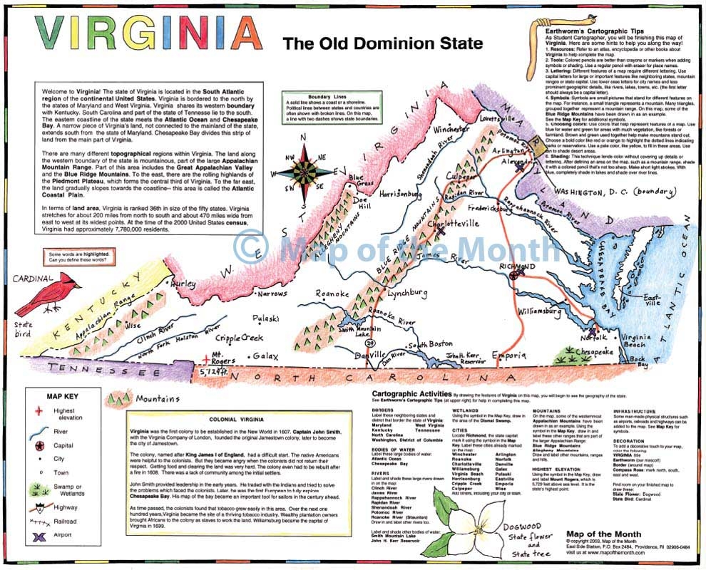 Virginia Map