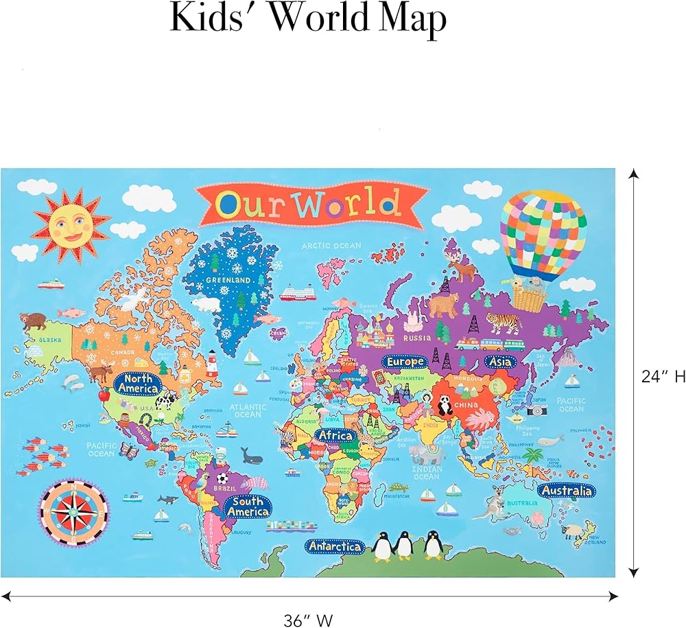 Printable World Map Image