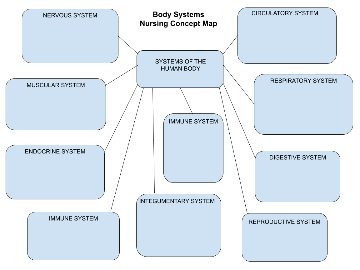 What Is A Nursing Concept Map Examples Templates