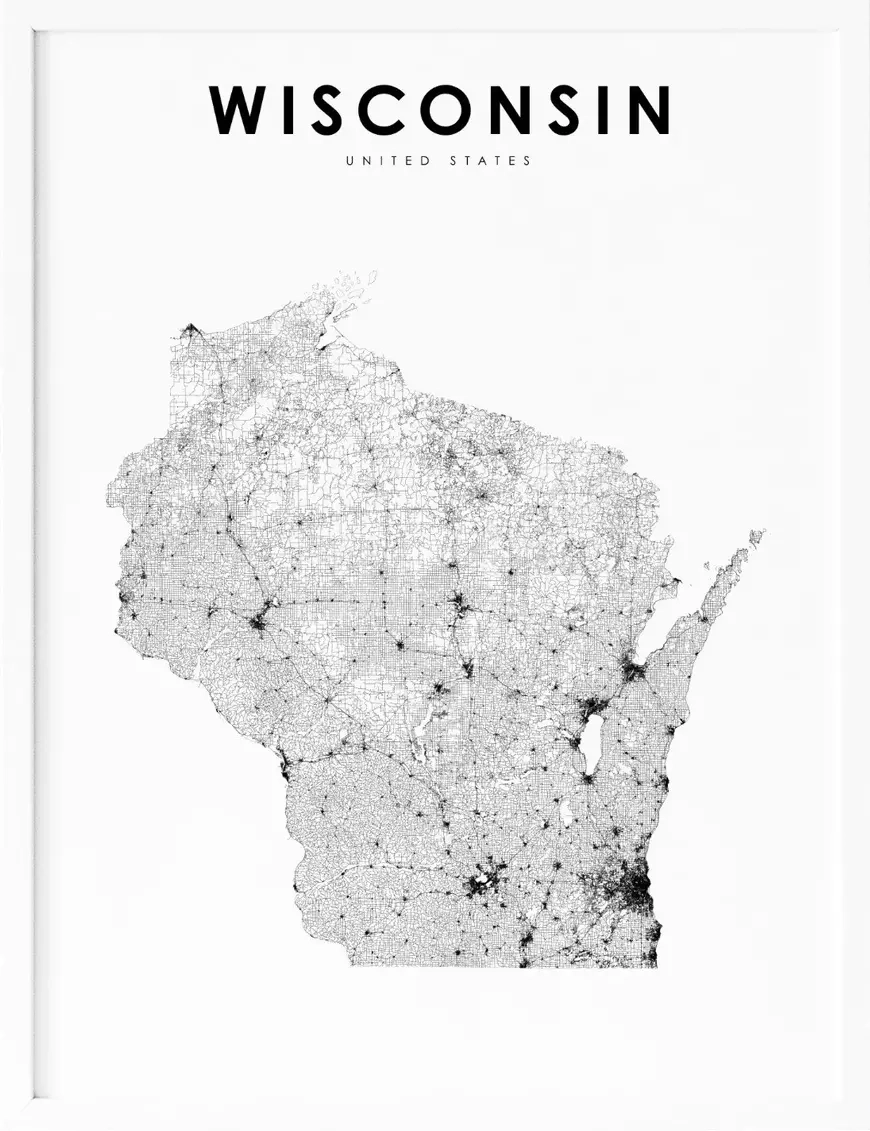 Wisconsin Map With Cities And Highways Explore In Style