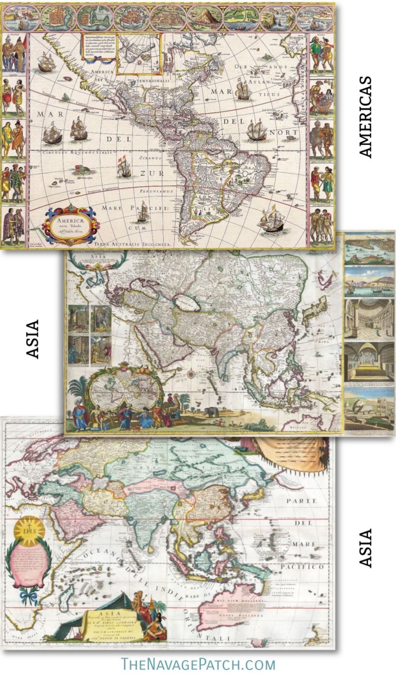 Vintage Map Printable