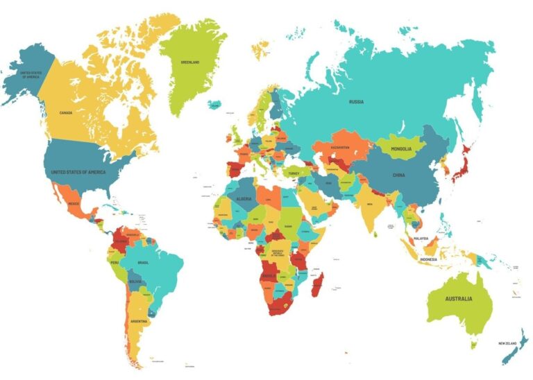 World Map Printable World Map Display Resource Twinkl Worksheets Library