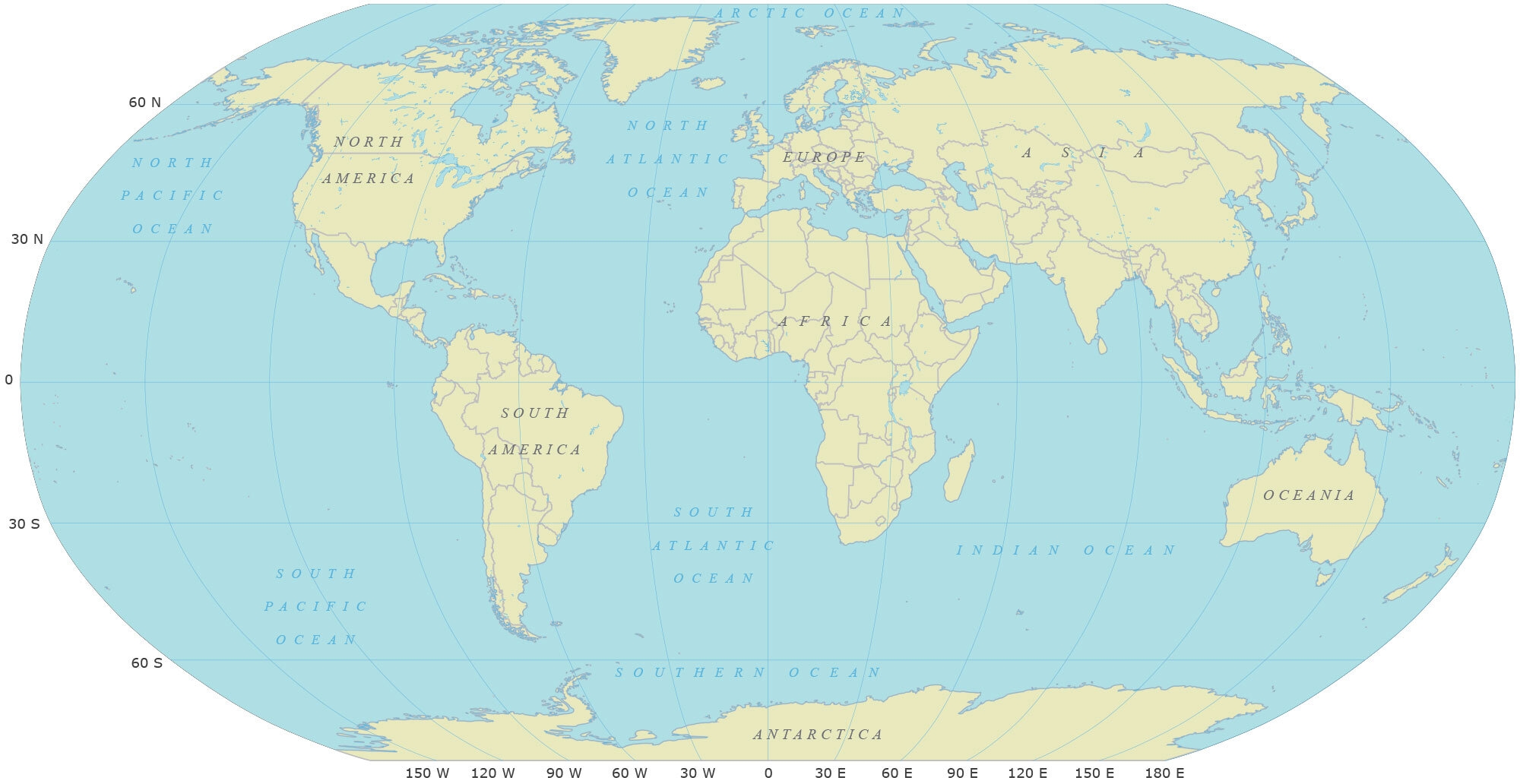 World Map With Latitudes And Longitudes GIS Geography