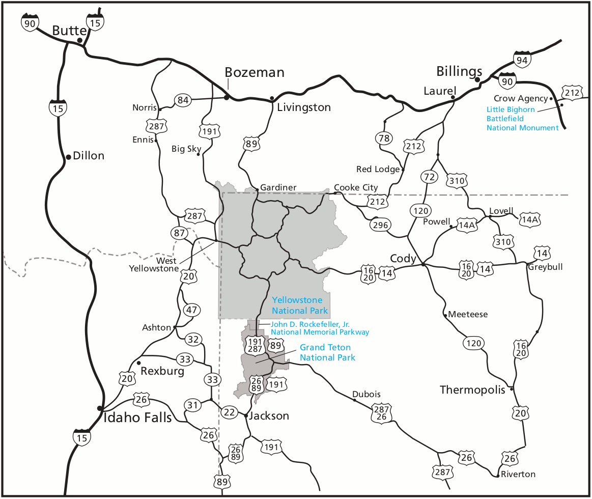 Yellowstone Maps NPMaps Just Free Maps Period 