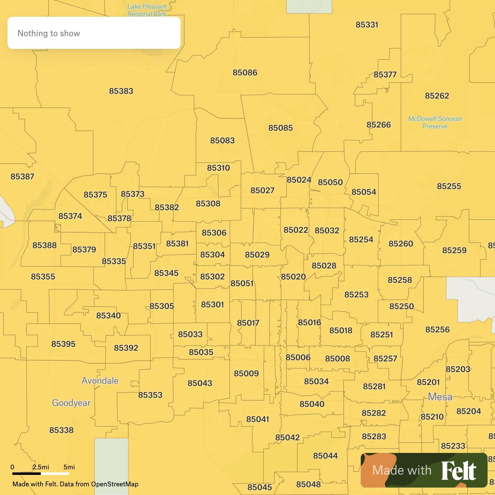 ZIP Codes In The City Of Phoenix Arizona